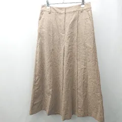 ◇ ⊂ NATURAL BEAUTY BASIC ガウチョパンツ サイズS ブラウン系 レディース E  【1505290004596】