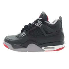 NIKE ナイキ FV5029-006 Air Jordan 4 Retro Bred Reimagined エアジョーダン4 レトロ ブレッド リイマジンド ローカット スニーカー ブラック系 27.5cm【中古】