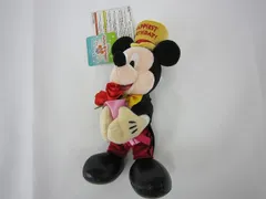  中古品 ディズニー Disney　ディズニーランド　ミッキー　ミッキーマウス　ぬいぐるみバッジ　マスコットバッジ　バースデー　誕生日