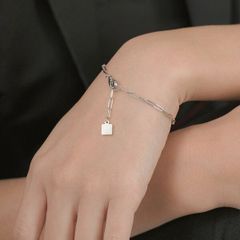 ブレスレット レディース 金属アレルギー対応 つけっぱなしOK サージカルステンレス 316L 錆びない シンプル メタルチェーン カジュアル ルピス LUPIS st0091