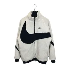 NIKE ナイキ VM SWOOSH FULL ZIP JACKET リバーシブル ボアジャケット BQ6546-114 M ホワイト