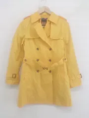 ◇ ◎ green label relaxing UNITED ARROWS ライナー付き 長袖 トレンチ コート サイズ38 イエロー レディース P  【1302230000447】