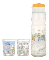 【中古】食器その他(キャラクター) オレンジ 麦茶ポット＆グラスセット しろくまのともだち 「すみっコぐらし」