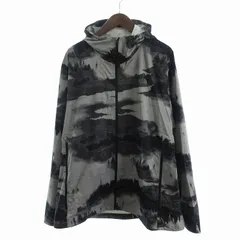 ザノースフェイス THE NORTH FACE WIND WALL マウンテンパーカー ジャケット 迷彩 ナイロン ジップアップ NF0A2V53 黒 ブラック XXL 大きいサイズ