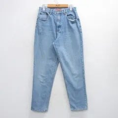 古着 アメリカンイーグル ジーンズ レディース 00s テーパード ヒゲ コットン 薄紺 ネイビー デニム 25oct06 中古 ボトムス ジーパン Gパン
