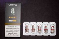 現品限り★VOOPOO PnP 1.0オーム PnP-R2 デュアルコイル 10～15W(MTL)  交換用コイル 1箱5個入 ベイプ VAPE 電子タバコ