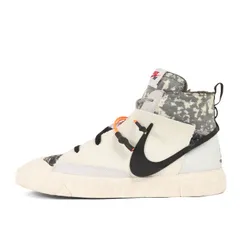 【美品】READYMADE レディメイド サイズ:28.5cm / 21SS NIKE BLAZER MID WHITE (CZ3589-100) ナイキ ブレザー ミッド / ホワイト ブラック 白黒 / US10.5 / スニーカー / コラボ【中古】