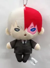 【中古】ぬいぐるみマスコット・ぬいぐるみバッジ 轟焦凍 スーツ にとたん ボールチェーン付ぬいぐるみ 「僕のヒーローアカデミア」 TOHO animation STORE限定