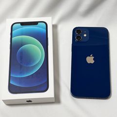 【SIMロックあり】Apple iPhone 12 128GB ブルー MGHX3J/A バッテリー91%