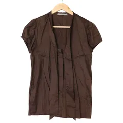 Theory 半袖ブラウス BLACK 美品 theory luxe 「theory luxe」 半袖ブラウス 40 ネイビー