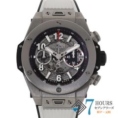 131752 HUBLOT ウブロ 411.NX.1170.RX ウニコ スケルトン チタン ラバー ラバー 自動巻き 当店オリジナルボックス