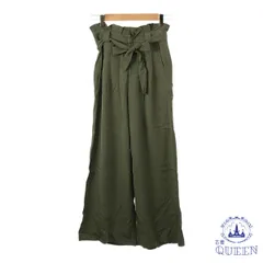 【訳アリ】BANANA REPUBLIC バナナリパブリック パンツ ガウチョパンツ カジュアル きれいめ ロング丈 レディース カーキ 0 901-12474 送料無料 古着