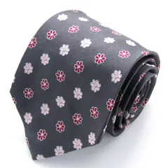 VAKKOヴァッコ シルク フラワーパターン スカーフ Vakko Silk Scarf - Red Floral / Paisley Peasant Print - 90 X