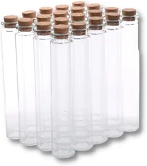 Chocople 小瓶 コルク瓶 コルク栓 ガラス瓶 小物 保存 容器 保管 小分け 20本セット(30ml)