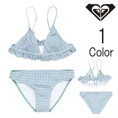 ロキシー Roxy キッズ　GINGHAM RG TRI SET ビキニセット 水着 スウィムウェア 子ども服 【クリックポスト】 【SALE】