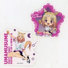 【中古】シール・ステッカー ナリタトップロード 「劇場版 ウマ娘 プリティーダービー 新時代の扉 NAMCO Promotion～Relax time～ キャラポップストア ステッカーコレクションコレクション2枚入り-Relax time-」