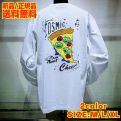 ☆【TOY STORY/トイ・ストーリー リトルグリーンメン(宇宙人)：Tシャツ】長袖☆ディズニー プリント 綿100% ロンT  アメカジ ストリート ユニセックス ペア 254AN1LT191 ホワイト ネイビー 新品未使用 少量入荷 送料無料