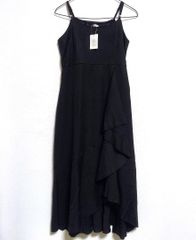 axes femme キャミロングワンピース シンプル 綺麗系 ドレス風 F