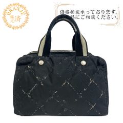 【５％OFF フォロワークーポン！！】CHANEL シャネル 旧トラベルライン ハンドバッグ ミニボストンバッグ 旅行バッグ 格子柄 ハンドバッグ バッグ カバン ブランド かわいい ハイブランド レディース ブラック レディース おすすめ 人気