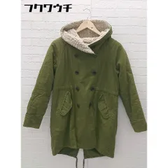 ■ ◎ KBF ケービーエフ URBAN RESEARCH ライナー付 長袖 コート サイズF カーキ系 レディース  【1102190008688】