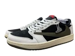 鑑定済み NIKE (ナイキ) × TRAVIS SCOTT (トラヴィススコット) WMNS AIR JORDAN 1 LOW OG SP エアジョーダン1 DZ4137-106 28cm US11/036