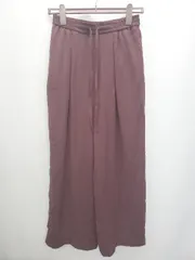 ◇ AZUL BY MOUSSY マウジー ウエストゴム カジュアル イージーパンツ サイズM ボルドー レディース P  【1407260032489】