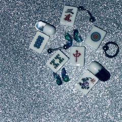 麻雀牌　白6個セット