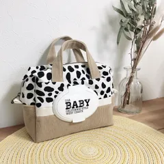 乾きにくい！おしりふき&おむつポーチ//コーデュロイダルメシアンベージュ