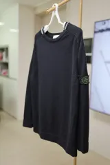 STONE ISLAND(ストーンアイランド) ワッフル ニット セーター クルーネック （ XL ／ ブラック)