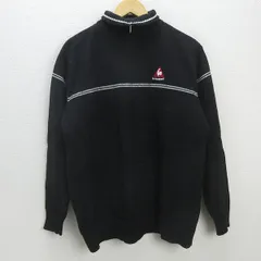 le coq sportif - coco 中古 ルコックスポルティフ le coq sportif メンズ セーター M 黒 ブラック クルーネック 薄手 2025年最新】le coq sportif メンズ ニット・セーターの人気