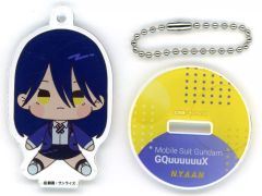 [Used] Keychain Nyaan Mochidoru Art Collection Acrylic Stand Keychain "Mobile Suit Gundam GQuuuuuuX" Seven Net Shopping Limited