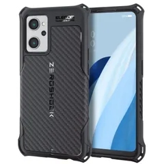 【特価セール】[耐衝撃性に特化したZEROSHOCKシリーズ] ストラップホール付き グリップテクスチャー ハニカム構造 四つ角エアークッション TPU素材 ZEROSHOCK 耐衝撃 ブラック カバー ケース ] OPG04 [ A A PMWO221ZER