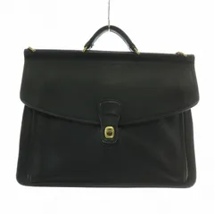 良品 オールドコーチ　2way　ブリーフケース　ビジネス　ブラック e374 コーチ2WAY ブリーフケース 紺 メンズ ビジネスバッグ F72974
