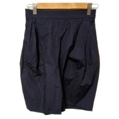 ENFOLD(エンフォルド) ショートパンツ サイズ38 M レディース - ネイビー ウエストゴム