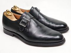 345 / 0312 使用数回 クロケット&ジョーンズ シングルモンク ブラック カーフ 6E 28,001円(税込)