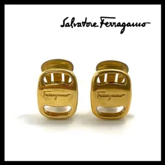 【Ferragamo】ロゴ イヤリング ゴールド/金カラー Salvatore/サルヴァトーレフェラガモ (MM-501)のサムネイル