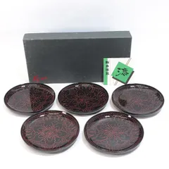 桜井漆器漆器呂色木製御菓子鉢愛媛伊予伝統工芸
