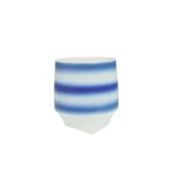 KIHARA 香酒盃 二色呉須巻 (L) + 専用化粧箱 (L-902)  フリーカップ 本酒グラス  湯呑み 焼酎 プレゼント