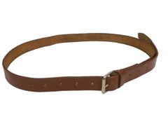 ルーマニア軍 70's レザーベルト 中古良