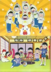 【中古】クリアファイル 6つ子 A4クリアファイル2枚セット 「おそ松さん×ローソン」