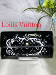 ⑪ Louis Vuitton ルイヴィトン ヴェルニ ポルトフォイユサラ ブラック 黒