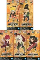 [중고] 피규어 전 5종 세트 [NARUTO-나루토-] NARUTOP99 월드 콜렉터블 피규어 vol.1