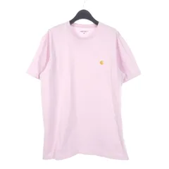 カーハート carhartt S/S CHASE T-SHIRT Tシャツ 半袖カットソー ワンポイント刺繡ロゴ M ピンク 国内正規
