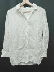 ◇ BAYFLOW ベイフロー リネン混 長袖 シャツ ブラウス サイズ3 ホワイト レディースレディース メンズ P  【1407260013556】