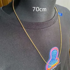 ロングチェーンネックレス ゴールド