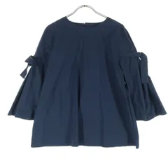 ITEMS URBAN RESEARCH アイテムズアーバンリサーチ 7分袖 カットソー F ネイビー レディース 古着