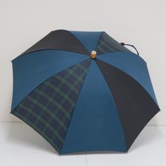 ラルフローレン　晴雨兼用日傘　ブルー　ボーダー　新品未使用 遮光100 晴雨兼用 日傘 軽量 '裾ボーダー POLO' ポロ（長傘