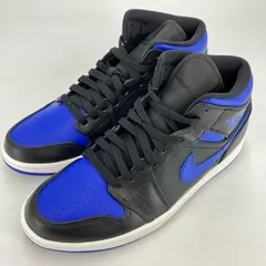 【イオン広店】 中古 NIKE AIR JORDAN | ナイキ　エアー　ジョーダン スニーカー AIR JORDAN 1 MID HYPER ROYAL 554724-068 ブルー 27.5cm 【126】