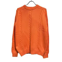 NOAH (ノア) ■ ①③ 23080122000910 Cable Cotton Sweater メンズ サーモンピンク（オレンジ） S