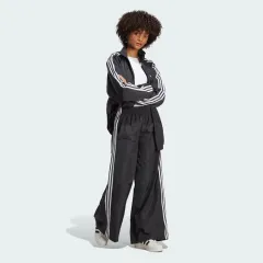 ( W ) adidas(アディダス) オーバーサイズ トラック ジャケット 黒 L サイズ